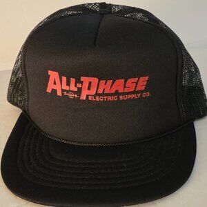 Vintage Snapback Mesh All Phase Electric Supply Co. Baseball Cap